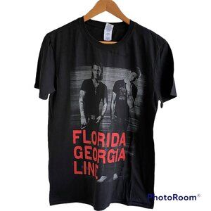 Florida Georgia 2015 Tour Black T-Shirt M Adult Music Band Country